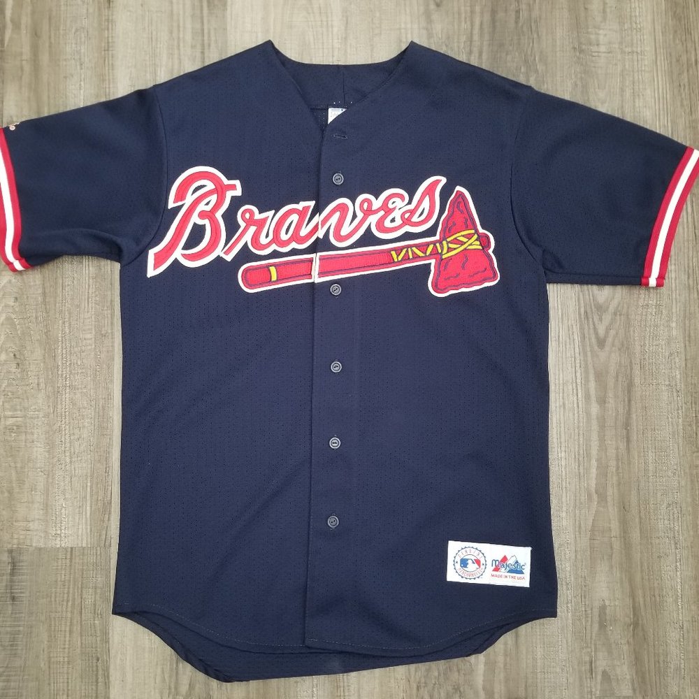 Atlanta Braves Vintage Majestic Baseball Jersey